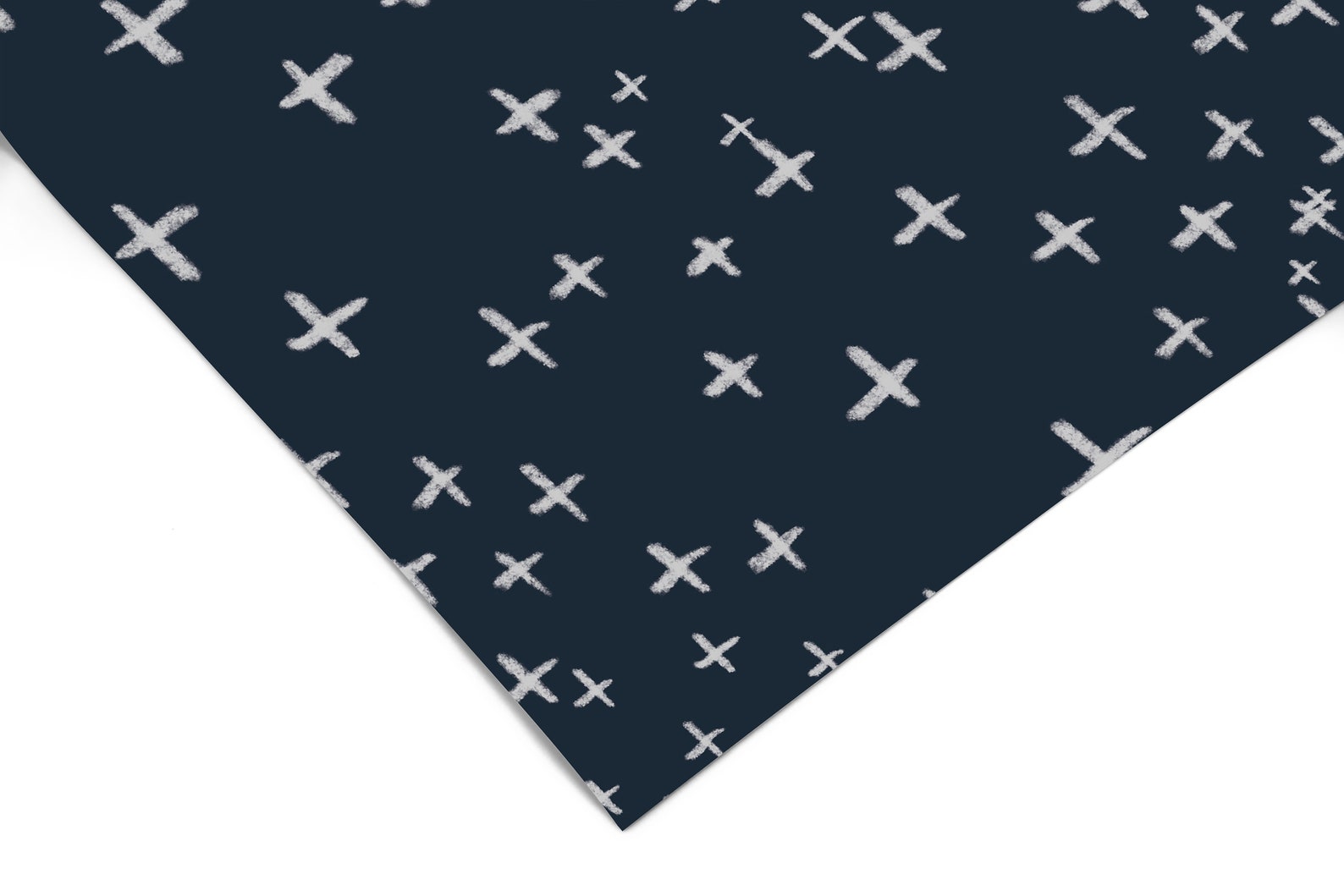 Removable Navy Stars Wallpaper Boys Nursery Wallpaper Kids Etsy