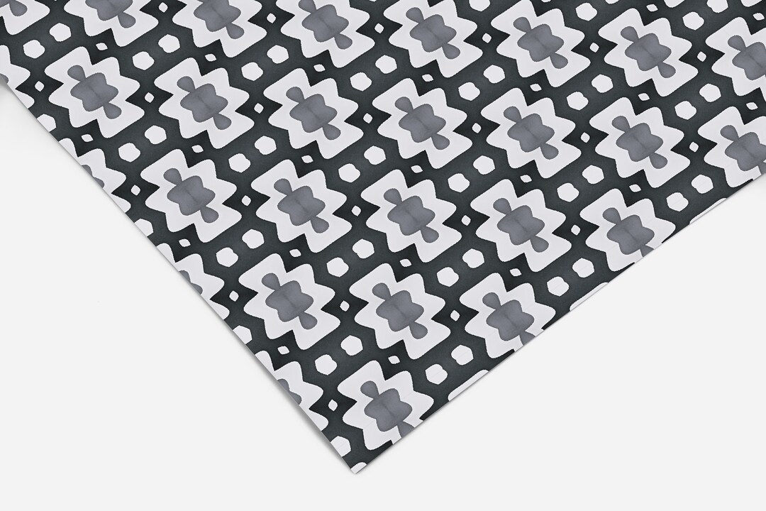 Gray Tile Pattern Contact Paper Peel And Stick Wallpaper Removable Wallpaper Shelf Liner Drawer