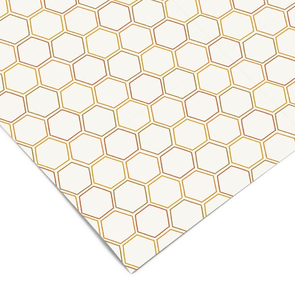 Honeycomb Pattern Contact Paper | Peel And Stick Wallpaper | Removable Wallpaper | Shelf Liner | Drawer Liner | Peel and Stick Paper 1361