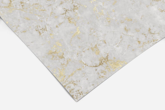 Cream Gold Marble Contact Paper Peel and Stick Wallpaper Removable