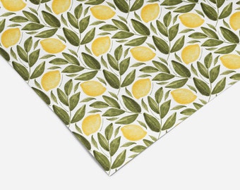 Lemons Floral Contact Paper | Peel And Stick Wallpaper | Removable Wallpaper | Shelf Liner | Drawer Liner | Peel and Stick Paper 30
