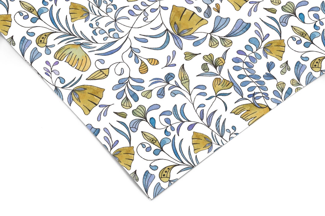 Contact Paper Vintage Floral Peel and Stick Wallpaper Removable