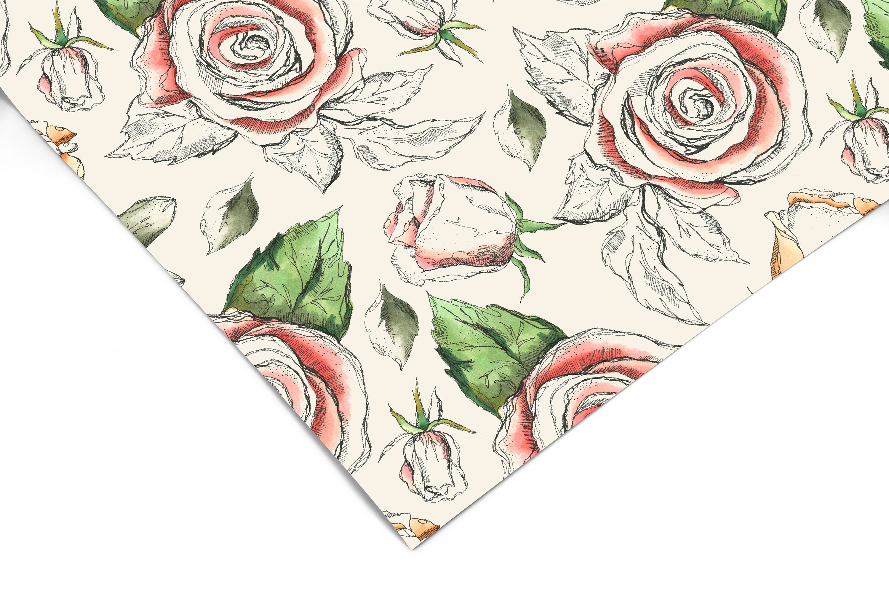Rose Contact Paper - Etsy