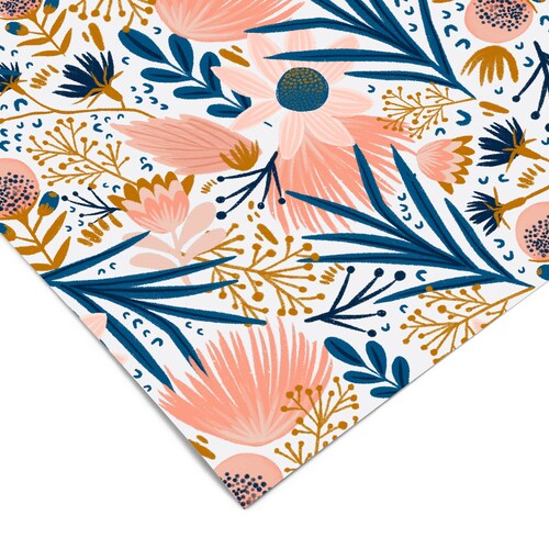 Watercolor Floral Contact Paper Peel and Stick Wallpaper Etsy