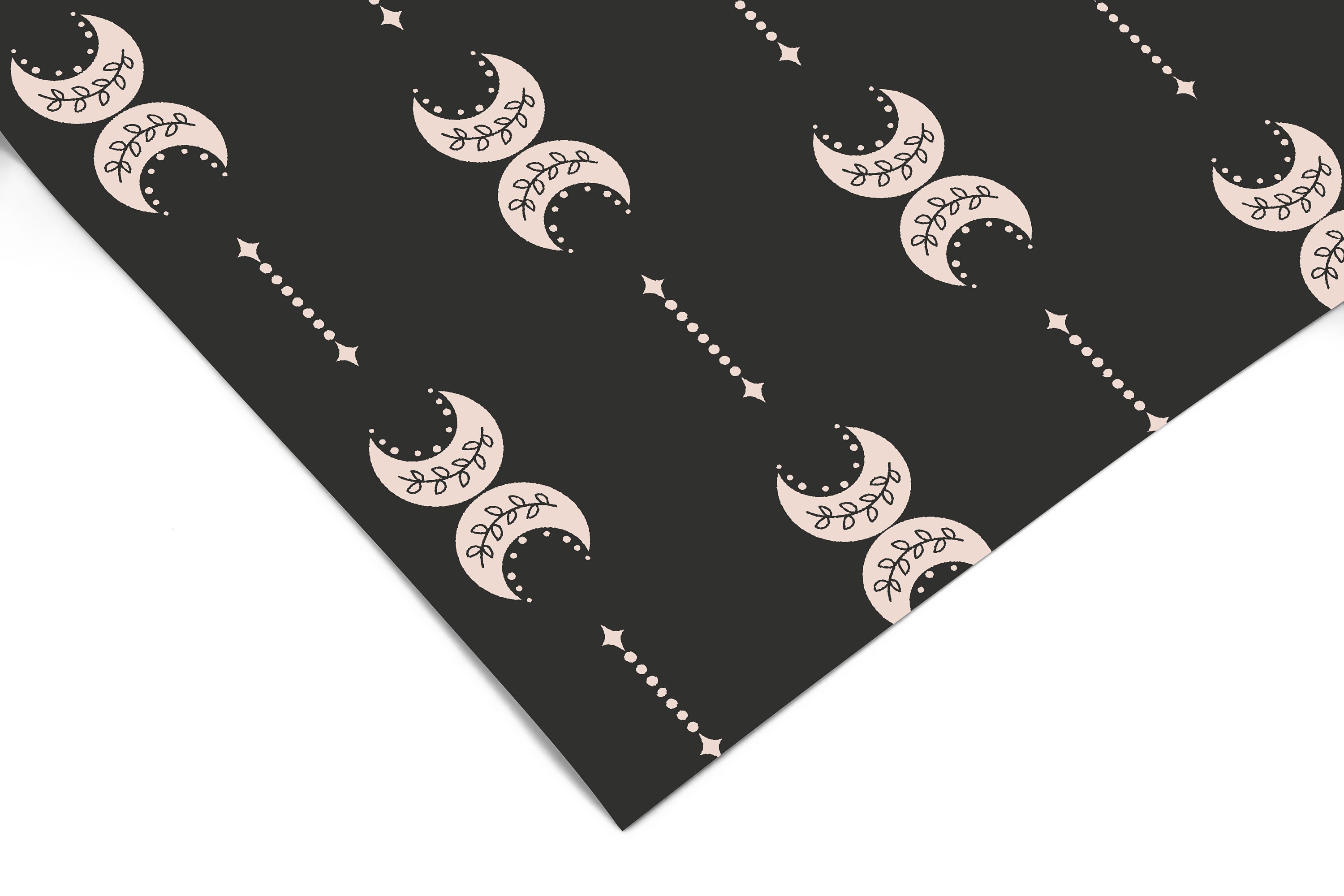 Boho Moon and Stars Contact Paper, Peel And Stick Wallpaper, Removable  Wallpaper, Shelf Liner