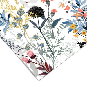 Wallpaper Peel and Stick Wallpaper Colorful Wildflower Floral Removable Wallpaper Wall Decor Home Decor Wall Art Room Decor 3778 image 5