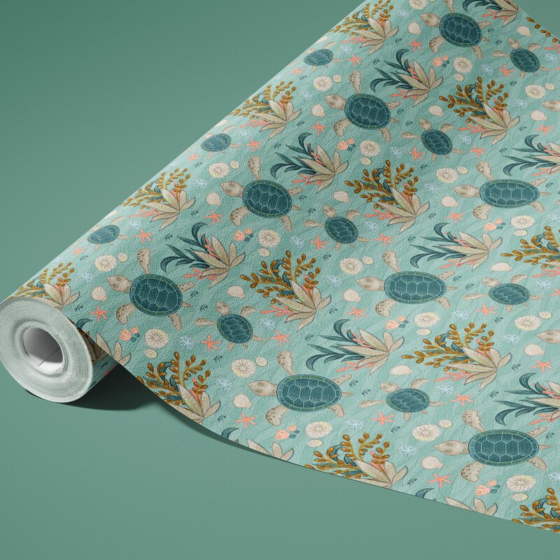 Turtle Wallpaper - Etsy