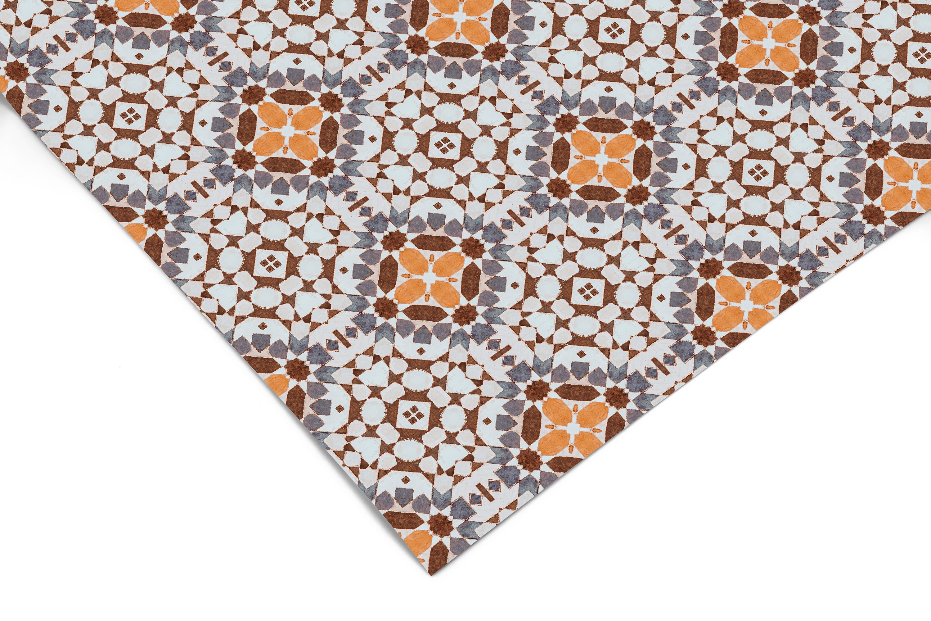 Moroccan Tile Pattern Contact Paper Peel and Stick Wallpaper Etsy