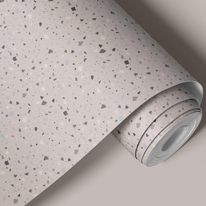 Terrazzo Contact Paper | Peel and Stick Paper for Kitchens, Bathrooms, Drawers, Dressers | Removable Shelf & Drawer Liner DIY Home Decor 121