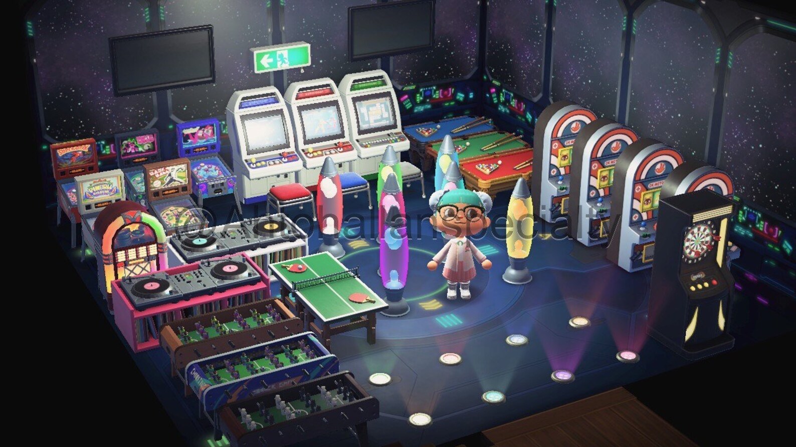 Retro Arcade Muebles set Animal Crossing New Horizons 56 uds. Etsy