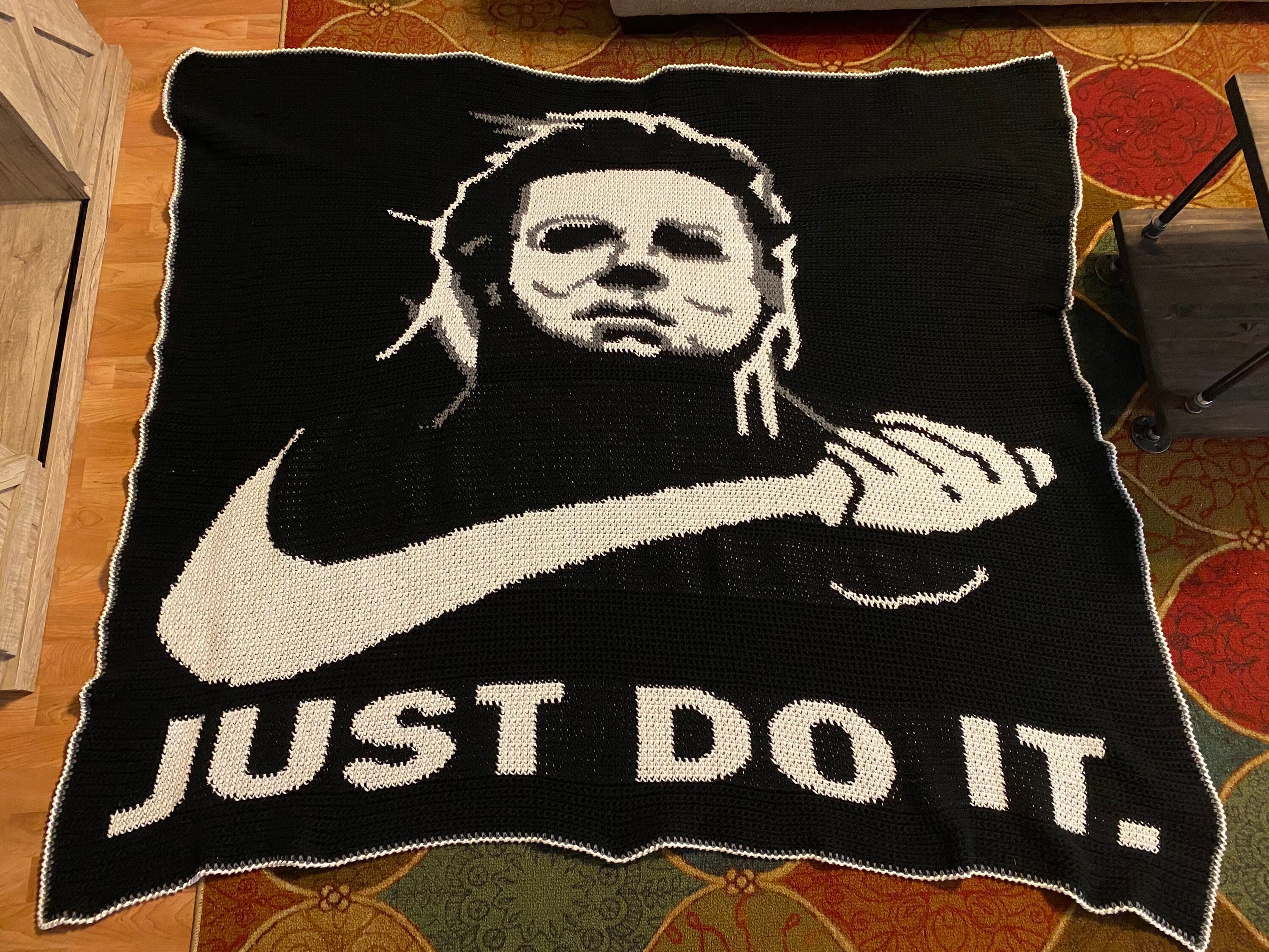 Michael Myers Blanket Etsy