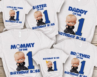 boss baby shirts for birthday party