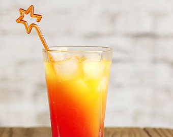 Star Cocktail Stirrers - Set of 24 - Novelty Cocktail Decoration