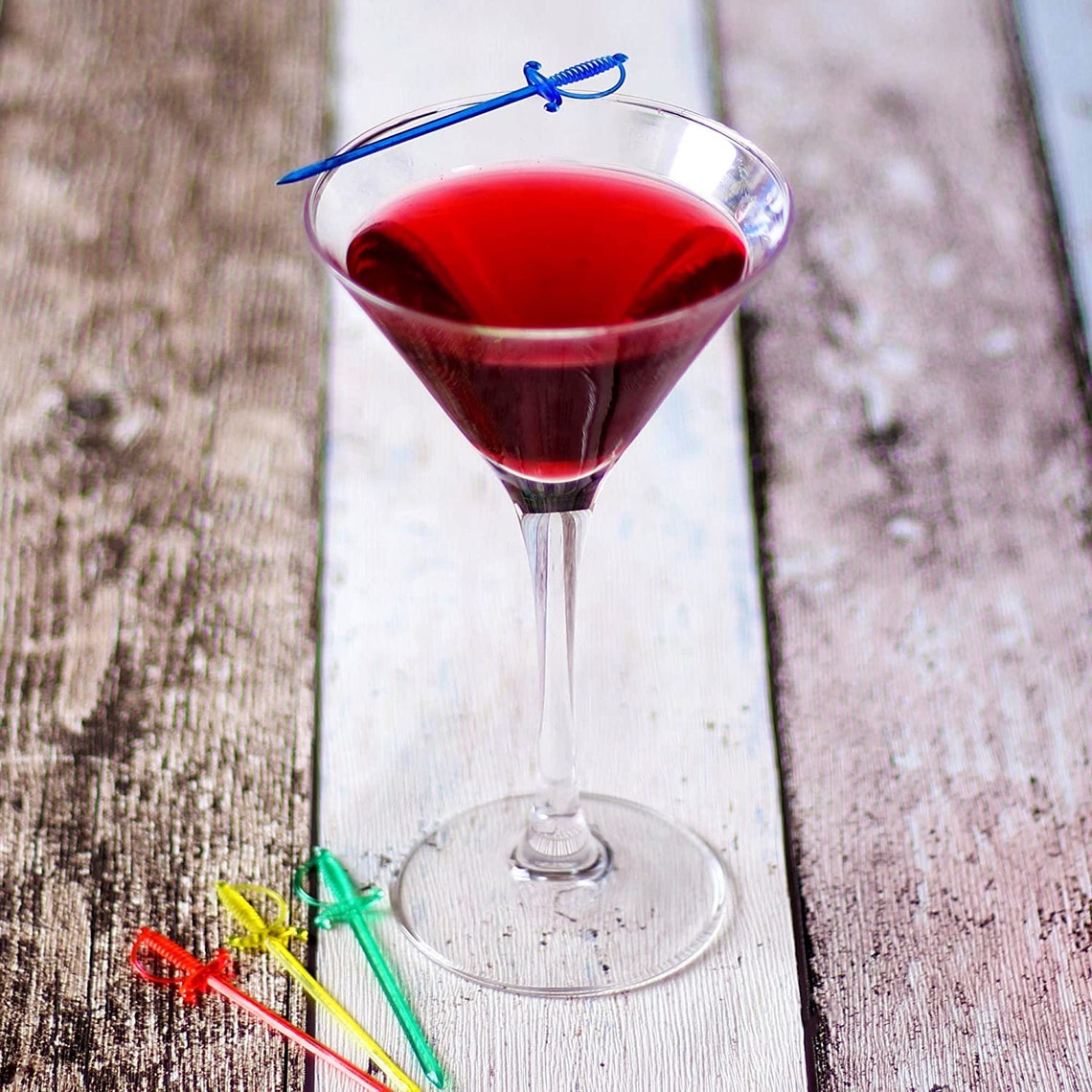 Cocktail Swords Swordsticks Set of 24 Plastic Sword Etsy