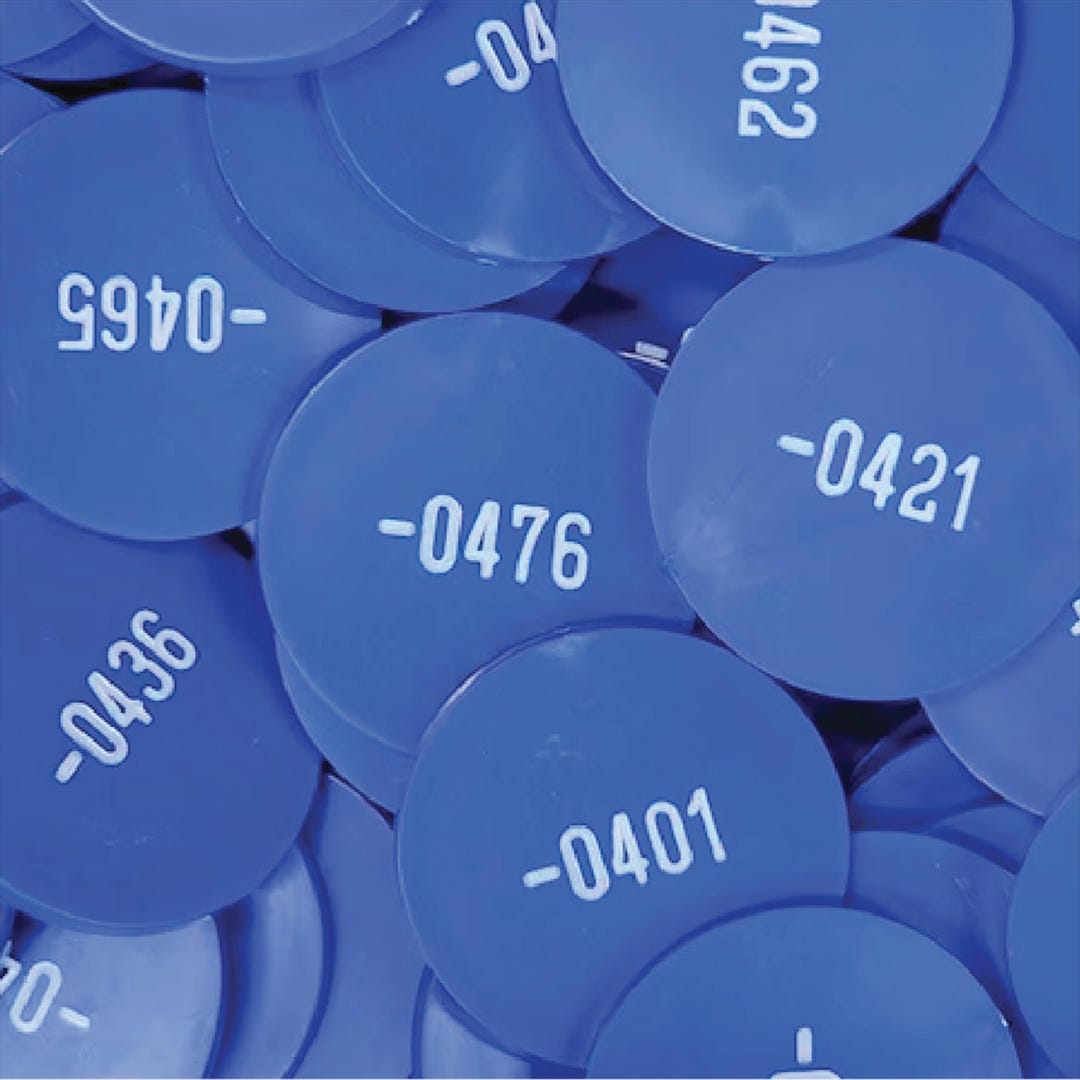 Tokens Math Material Number Pattern Numbered Plastic Tokens 2000 Pcs - Etsy