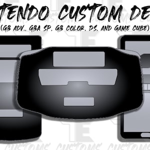 Custom Decals for Game Boy Advance/Adv. SP/Color, Nintendo DS, Nintendo Game Cube, Cartridge Art, and More!