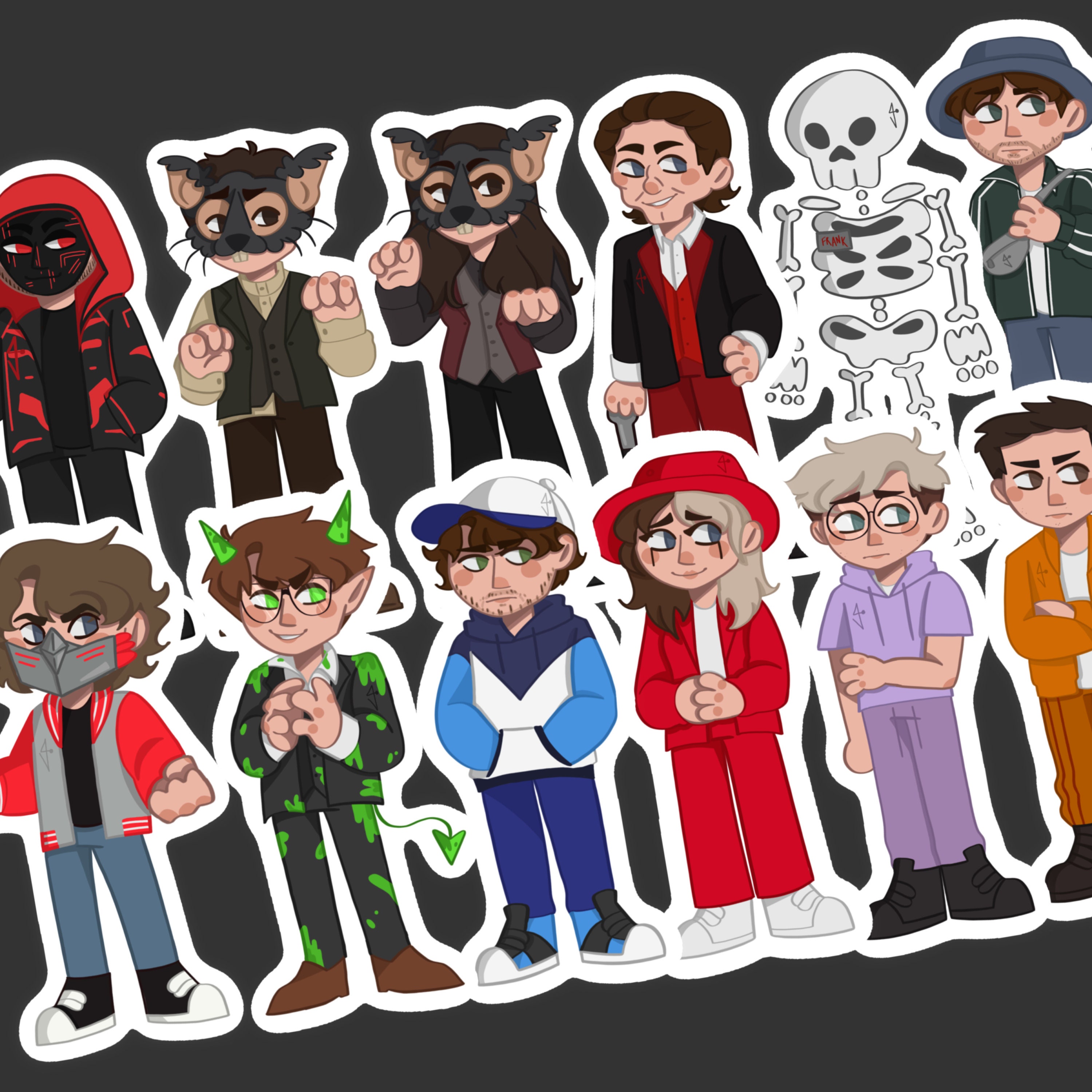 Genloss Sticker Series Etsy