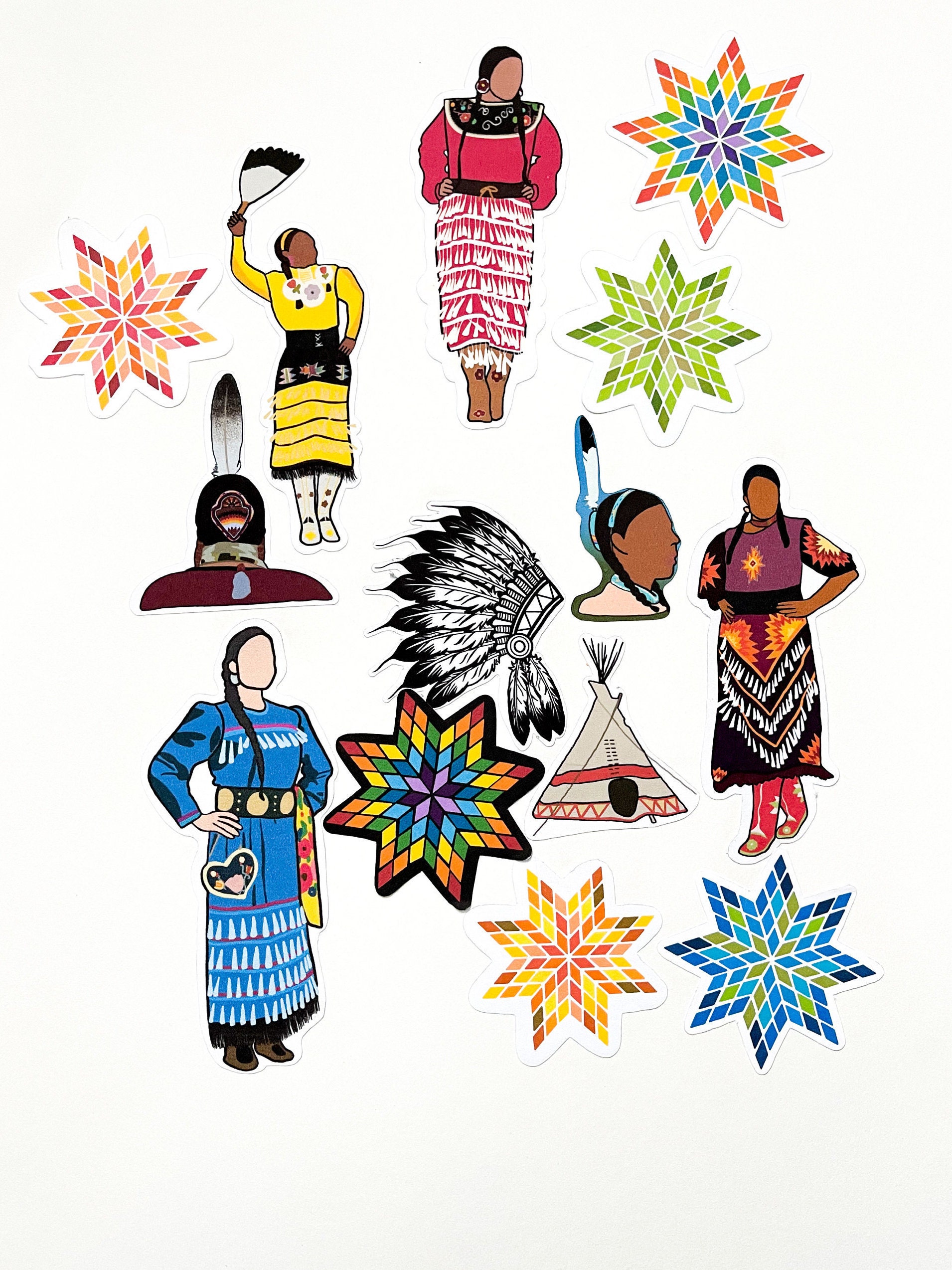 Star quilt sticker Etsy