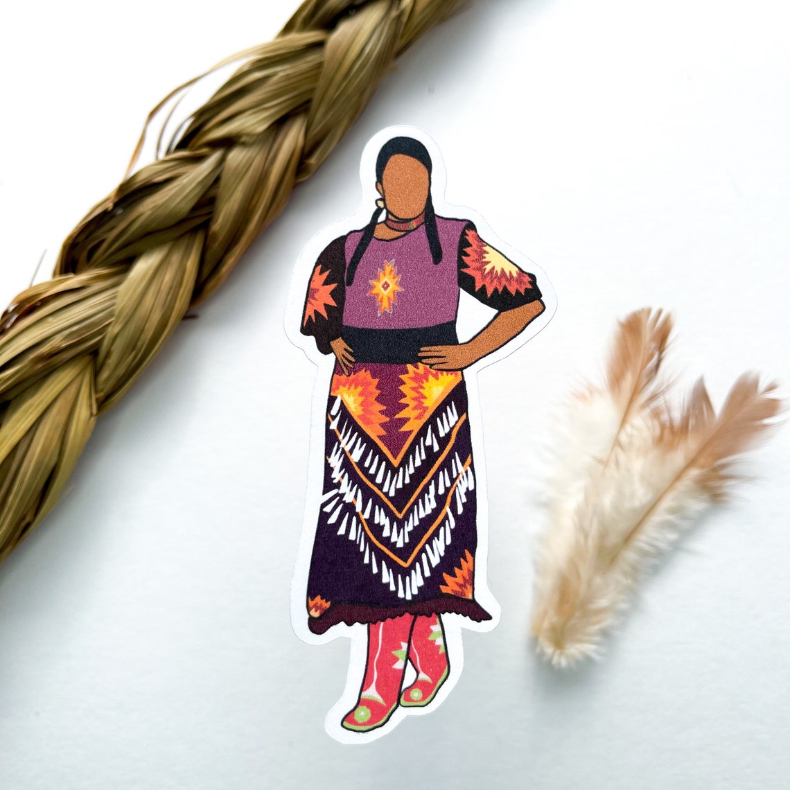 Jingle Dress Dancer Sticker - Etsy