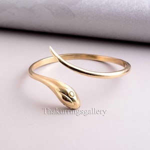 Gold Snake Bracelet, Adjustable Snake Bracelet, Silver Snake Bracelet, Women&#39;s Snake Bracelet, Gift For Her, Serpent Bangle, Animal Lover