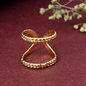 Arthritis Eds finger splint adjustable sterling silver 925 or yellow bronze