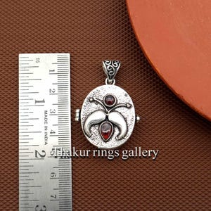 Ethnic Poison Box Pendant Necklace | Hidden Locket Necklace | Vintage Boho Jewelry | Gift for Her
