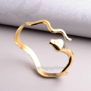 Snake Cuff Bracelet, Bohemian Serpent Bracelet, Antique Snake Bracelet, Free People Jewelry, Ethnic Snake Bracelet, Gift For Snake Lovers,