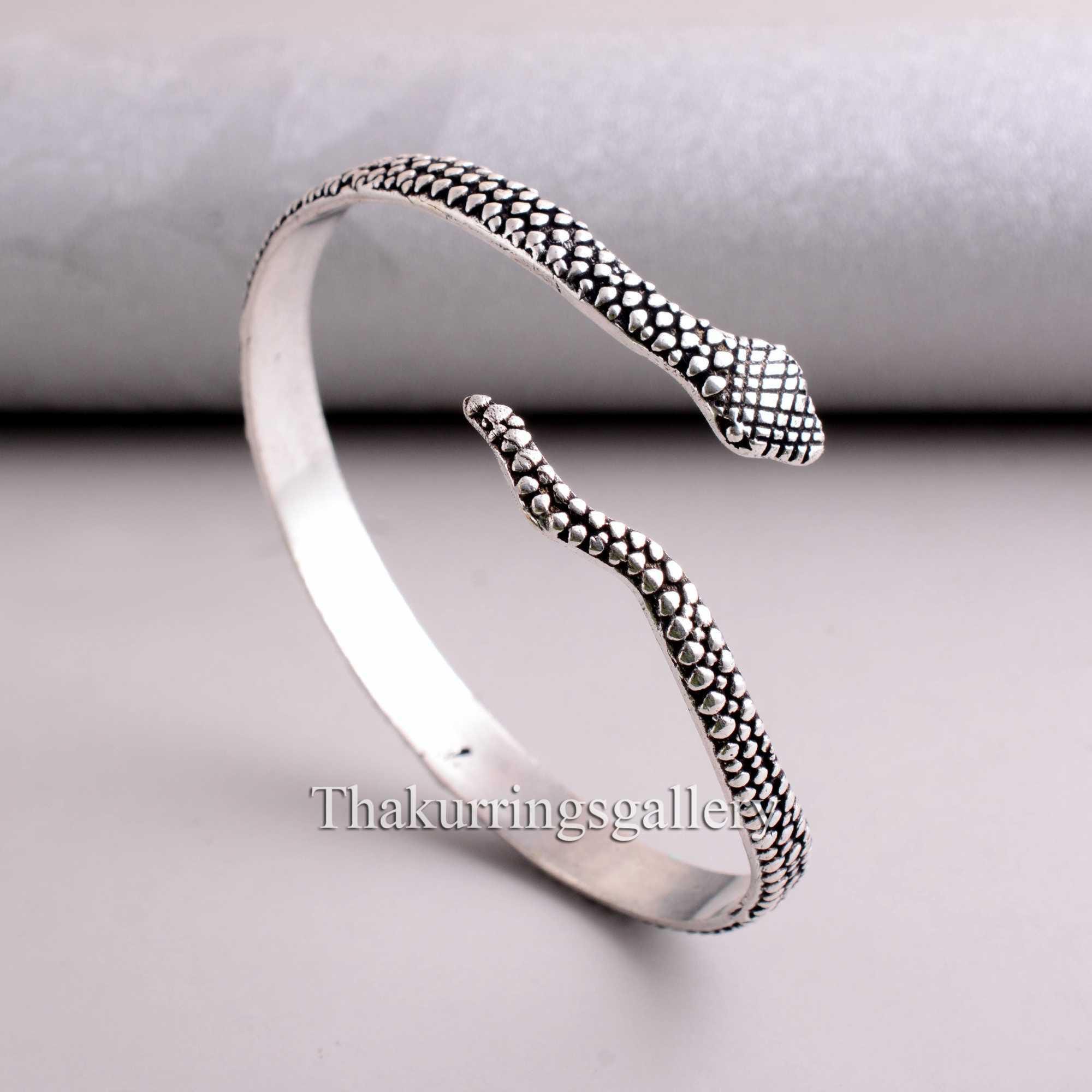 Snake Bangle, Adjustable Snake Bracelet, Gift for Her, Gold Snake