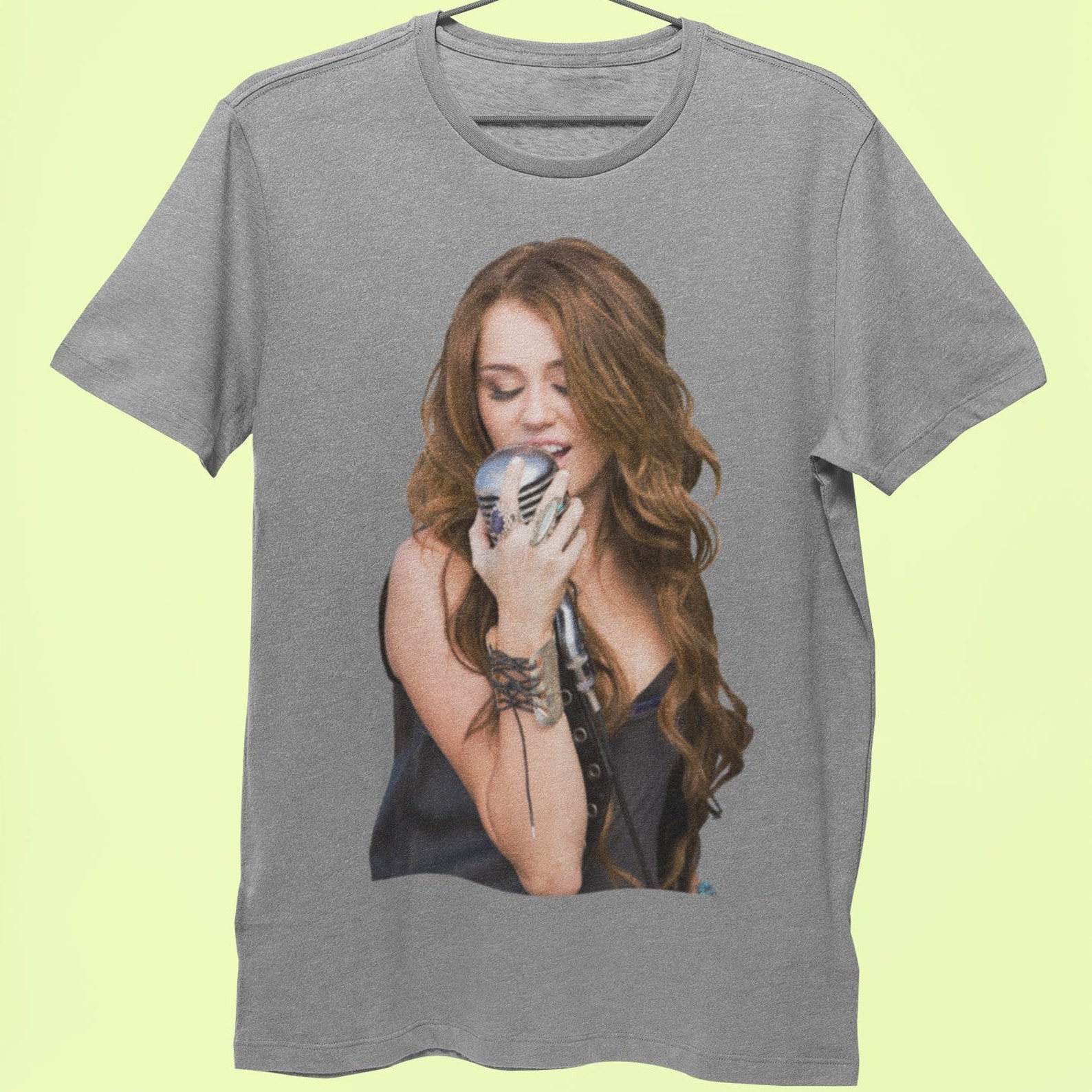 Miley Cyrus tshirt Woman's shirt Miley Cyrus 90s | Etsy