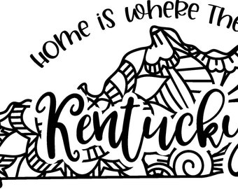 Download Kentucky Mandala Etsy