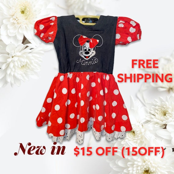 Rare Vintage Disney Minnie Dress Size5