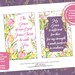 Digital Printable Bible Verses Frameable 4" X 6" Cards - Set of 2 ...