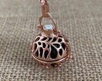 Rose Gold Harmony Ball With Diamante 