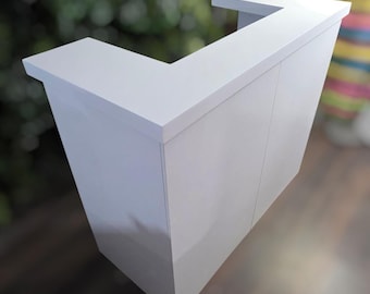 Foldable Portable Bar – Mobile Bartender Station with Ice Bin Shelf