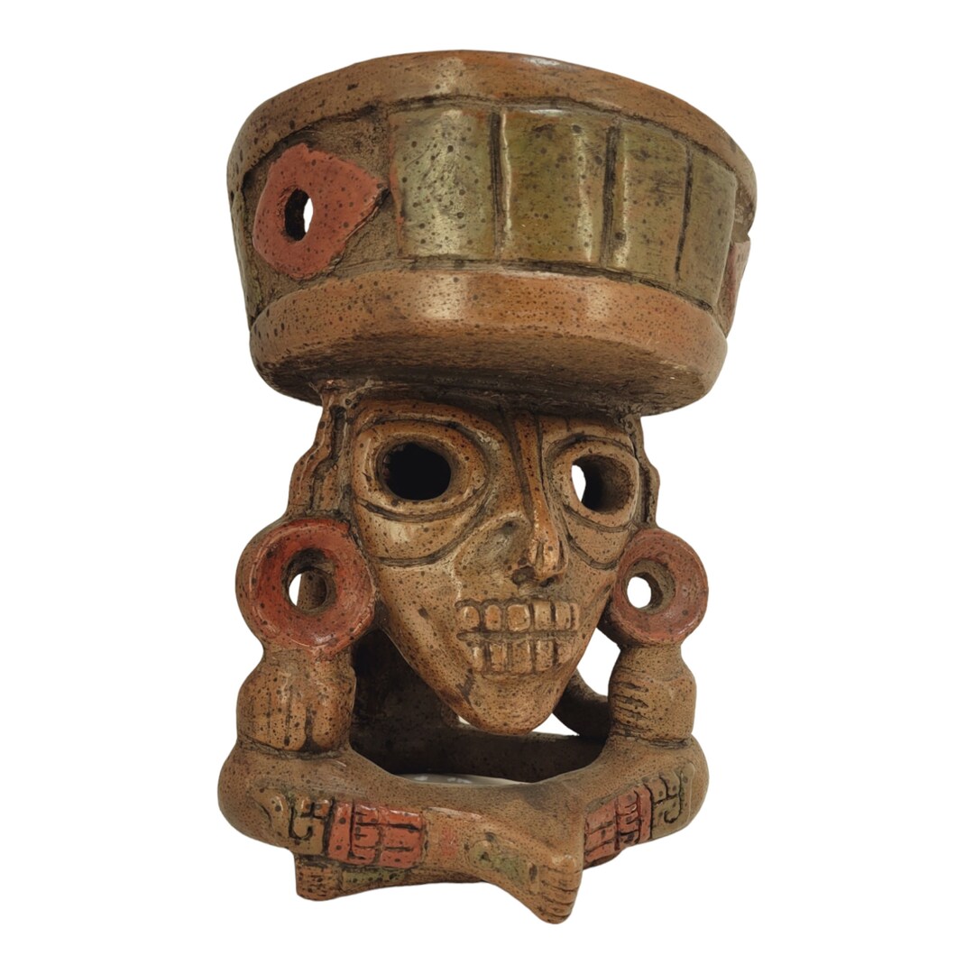 Huehueteotl Aztec Incense Burner God of Fire Huehueteotl Etsy