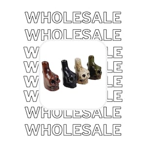 12-Pack Small Death Whistles Wholesale - Authentic Aztec Style, Handcrafted Skull Whistles, Perfect for Halloween, Day of the Dead Or Resale