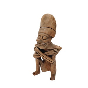 Mictlantecuhtli, Mictlan, Hand made, Replica, Authentic, As Seen On Museums, Aztec, Mesoamerica, King Of The Underworld.