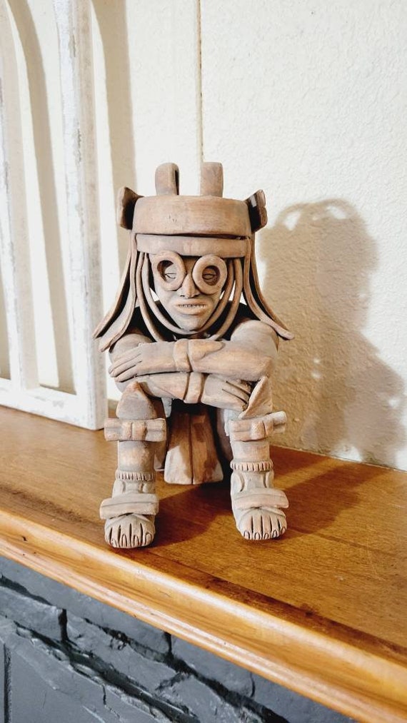 Handmade Tlaloc Sculpture: Mesoamerican God of Rain Replica - Etsy