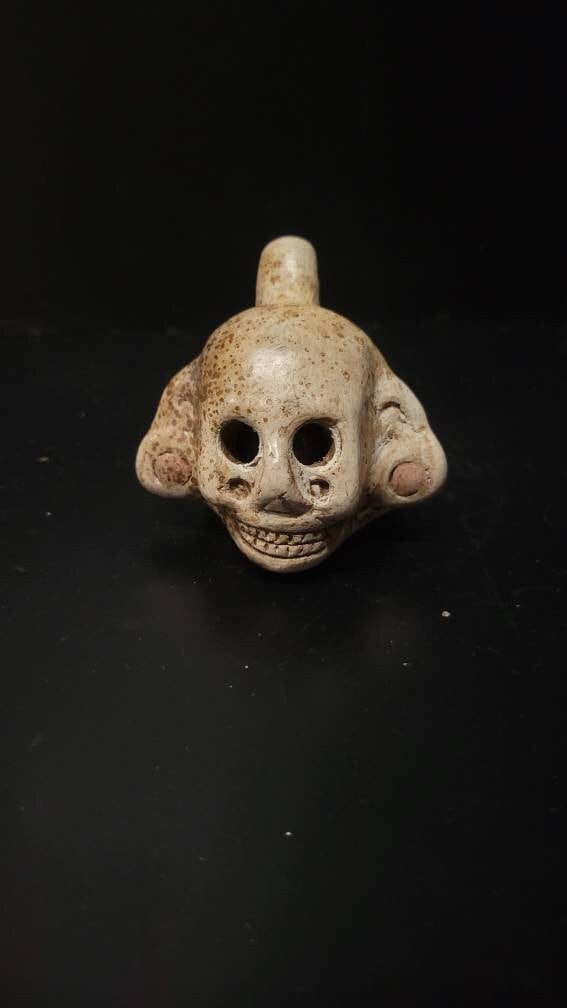 Handcrafted Medium Aztec Death Whistle - Original Ghostbuster Whistle –  Aztec Zone