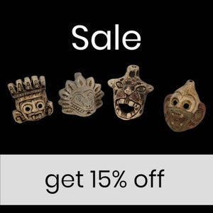 Aztec Whistles Sammelbestellung, 4 Artikel, 15% Rabatt auf den Originalpreis, Affe, Tlaloc, Quetzal, Jaguar Roar, Bitte fügen Sie eine Notiz mit der Farbauswahl hinzu!