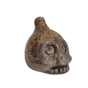 Handgjord dödsvisselpipa, Maya Aztec-replika, Högt skrik