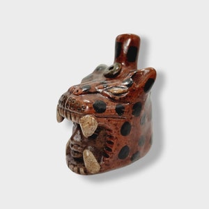 Jaguar Roar Whistle, Aztec Mythology, Aztec Replica, Mimics The Roar Of A Jaguar.