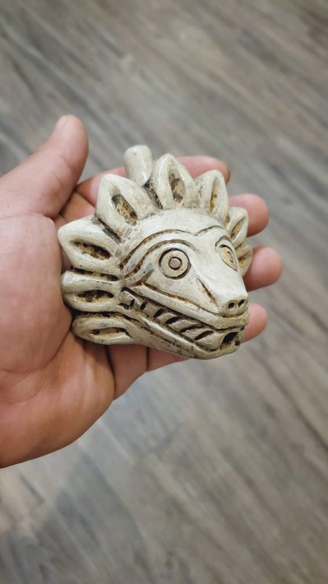 Handcrafted Quetzalcoatl Death Whistle, Loud Aztec Sculpture - Etsy