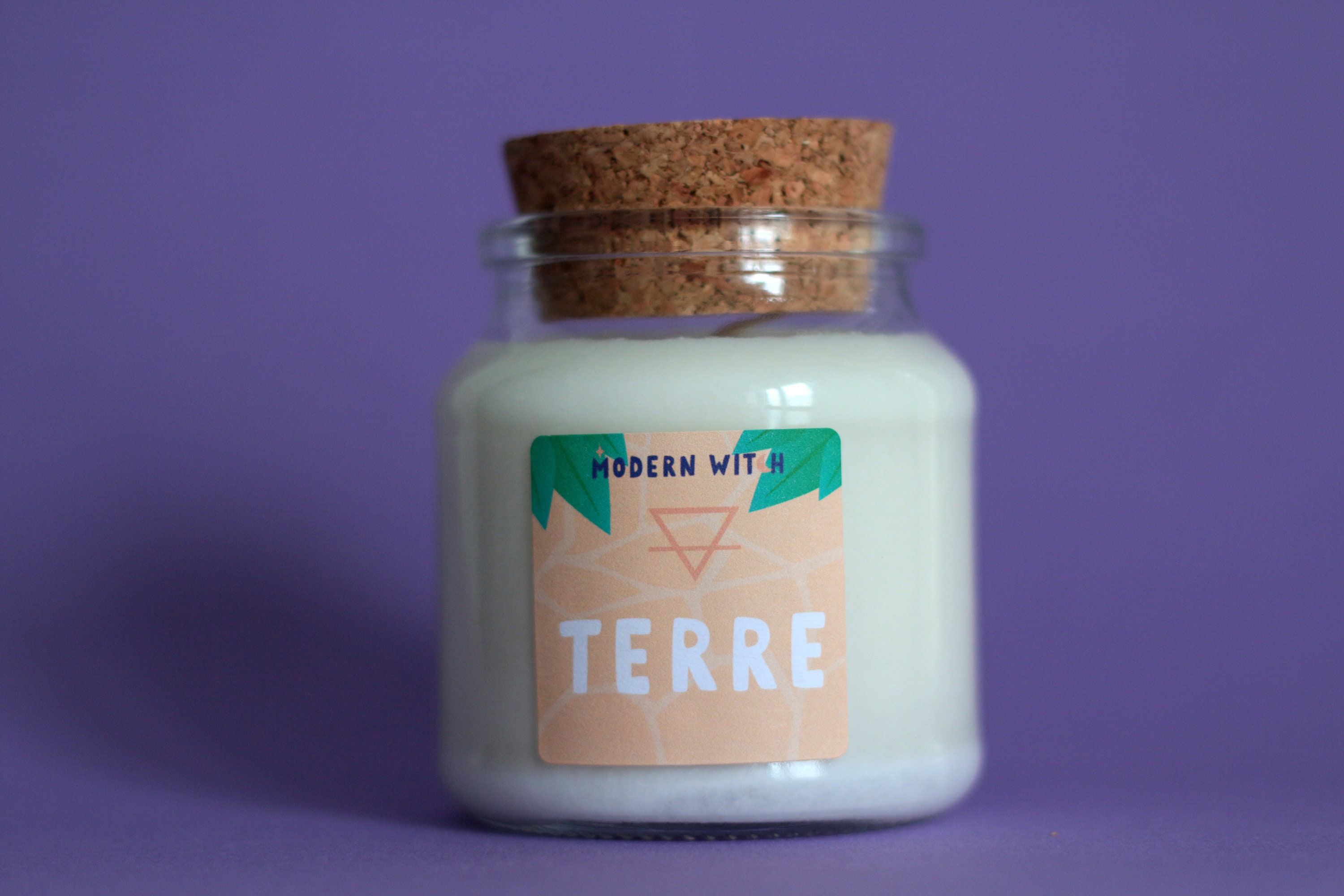 Bougie Parfumée Naturelle - Terre