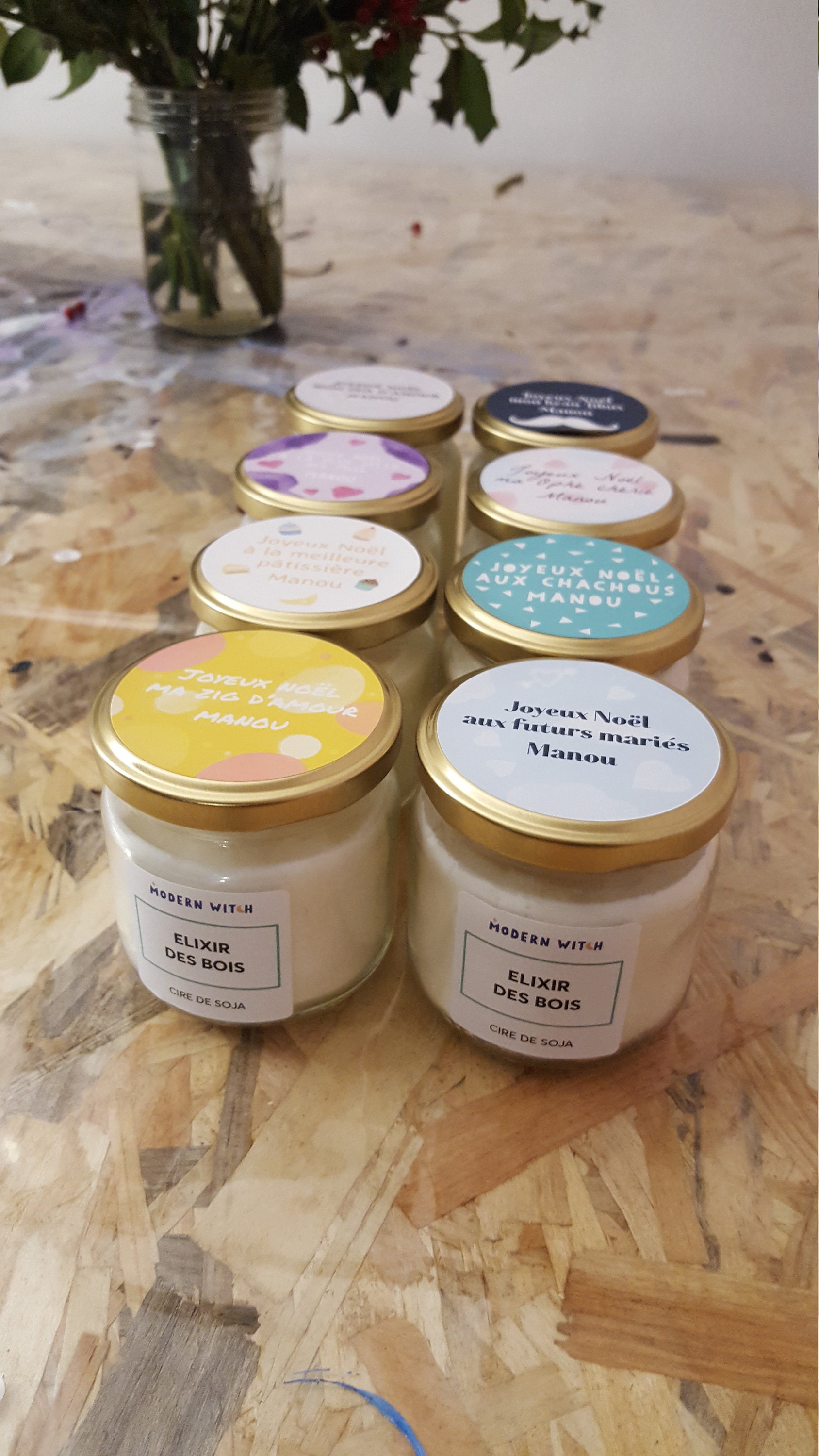 Bougie Parfumée Personnalisée - Un Cadeau de St Valentin Unique