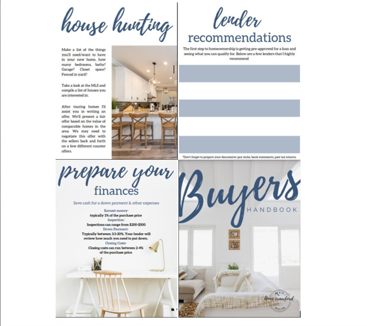 9 Page Buyers Handbook Template Design | Buyers Guide | Buyers Handbook ...