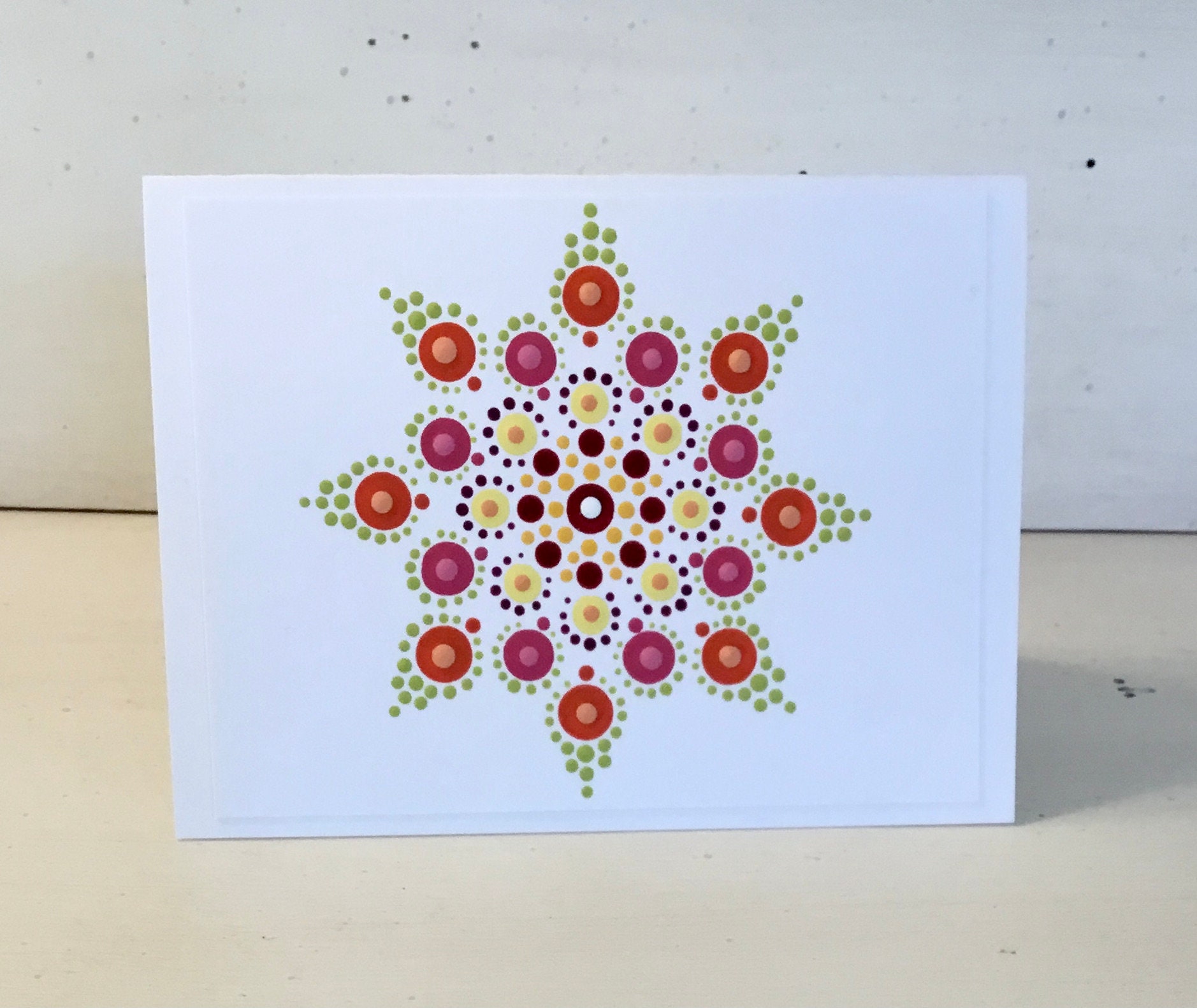 Hand Painted Mandala Notecard Set, Watercolor Cards, Blank Cards With  Envelopes, Thank You Cards, Greeting Cards, Card Set, Mandala Design 