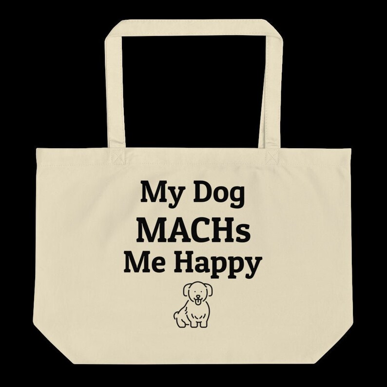 Dog Agility MACH Happy X-Large Market Bag-Oyster
