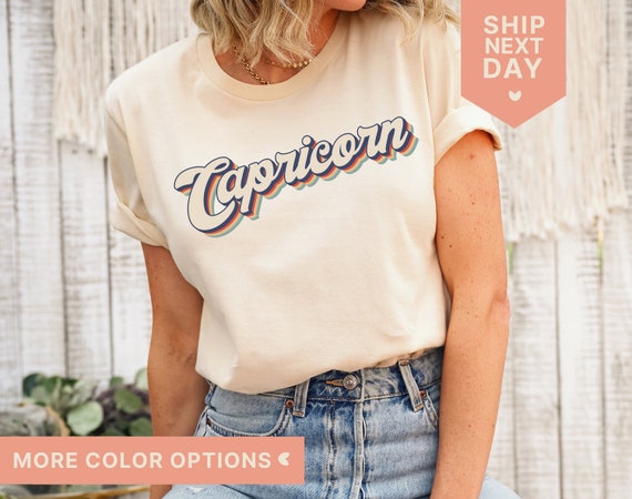 Retro Capricorn Zodiac Shirt Capricorn 