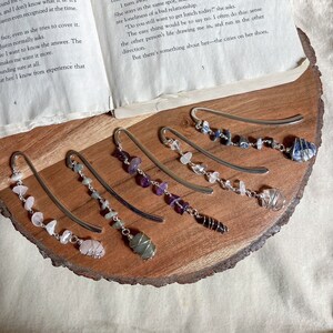 Silver Chained Crystal / Gemstone / Stone Bookmark